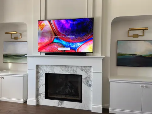 TV wall mounting installation by GTA TV Wall Mounting
