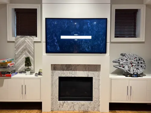 TV wall mounting installation by GTA TV Wall Mounting