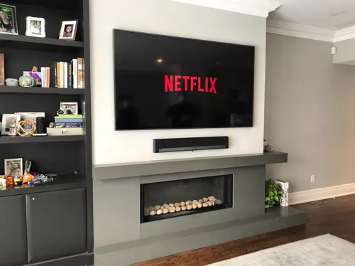 TV wall mounting installation by GTA TV Wall Mounting