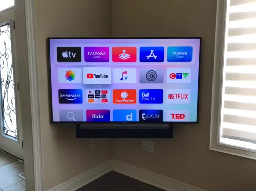 TV wall mounting installation by GTA TV Wall Mounting