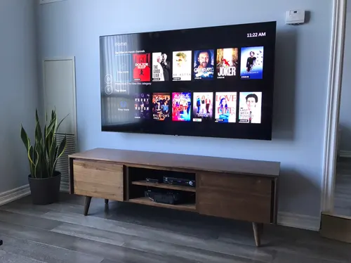 TV wall mounting installation by GTA TV Wall Mounting