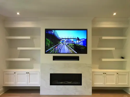 TV wall mounting installation by GTA TV Wall Mounting