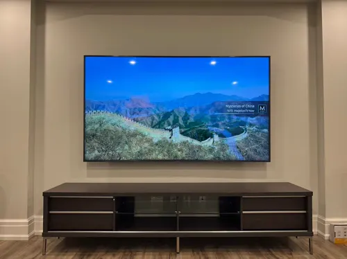 TV wall mounting installation by GTA TV Wall Mounting