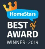 HomeStars Best of Award winner 2019